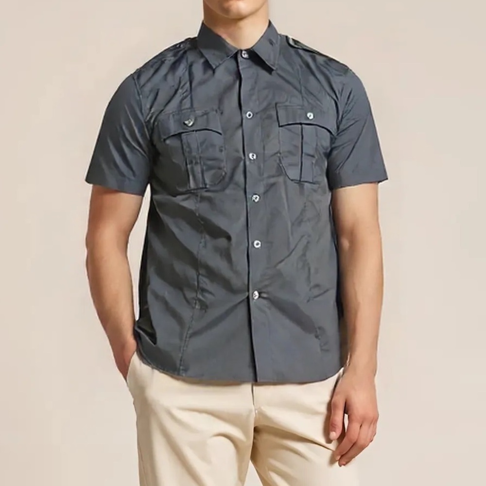 Law Pro Men's Black Short Sleeve Shirt